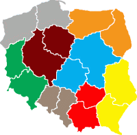 Polska -regiony piłkarskie